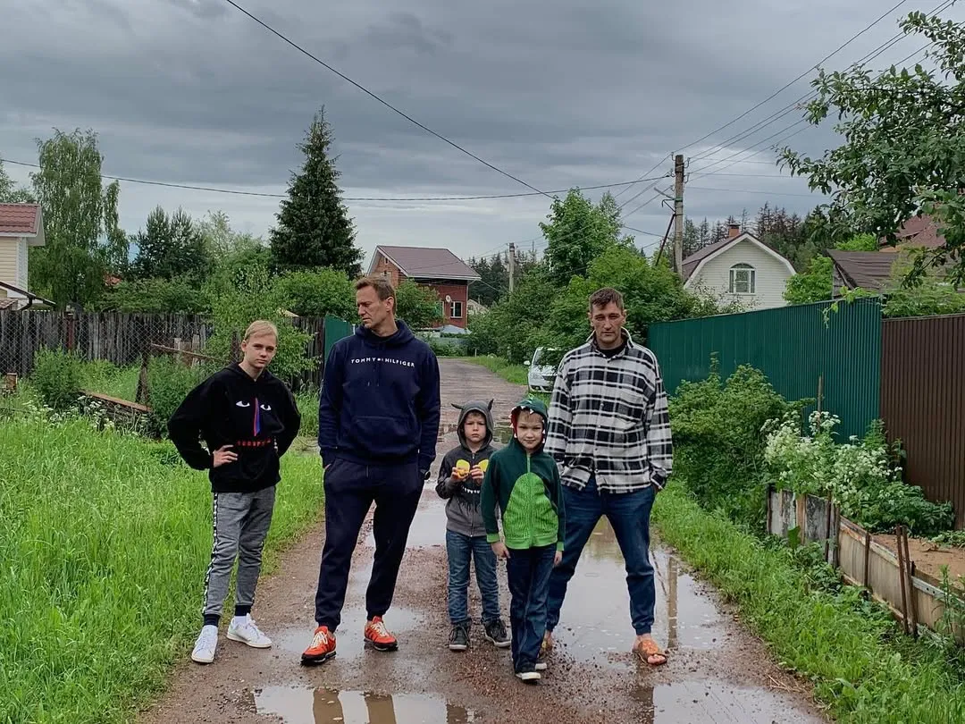 The villagers came out for a stroll