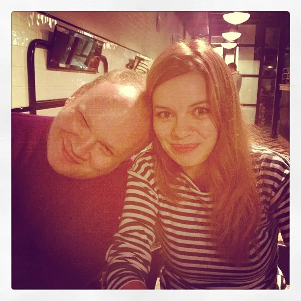 Having dinner with veteran journalists