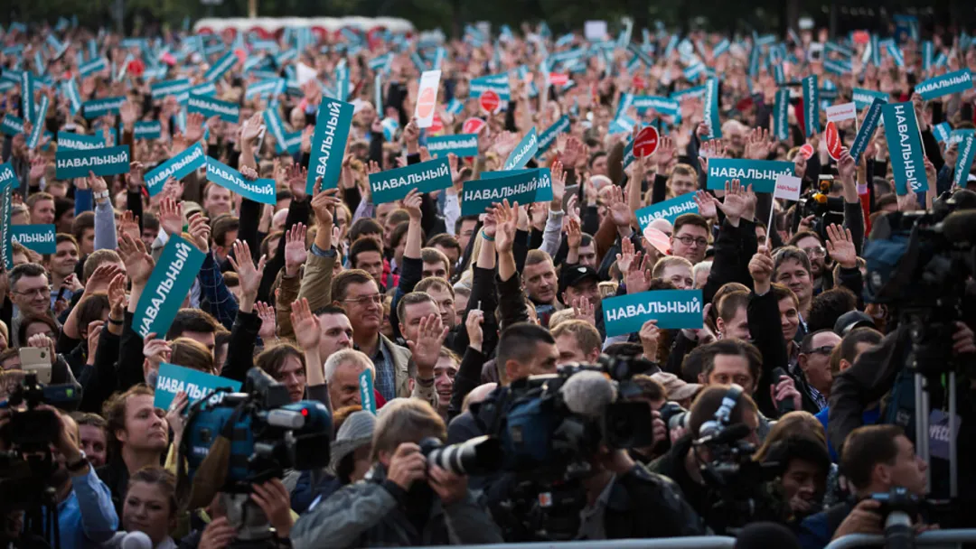 Navalny’s speech at Bolotnaya Square after the Moscow mayoral election
