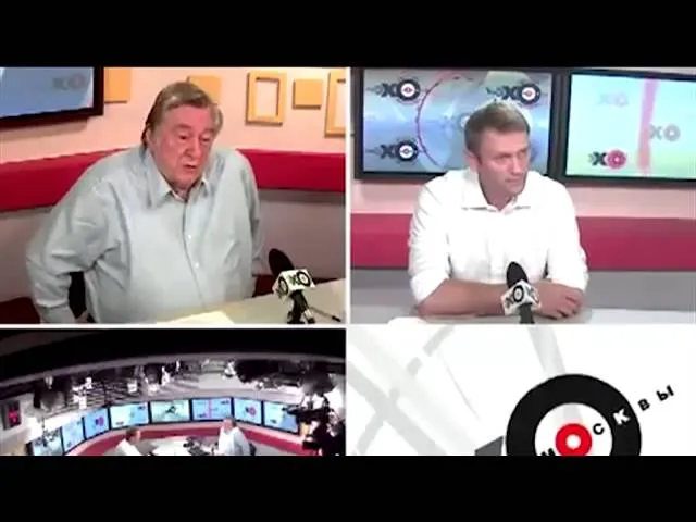 Alexei Navalny on the program "Perekhvat" on Echo of Moscow (a Russian radio station)